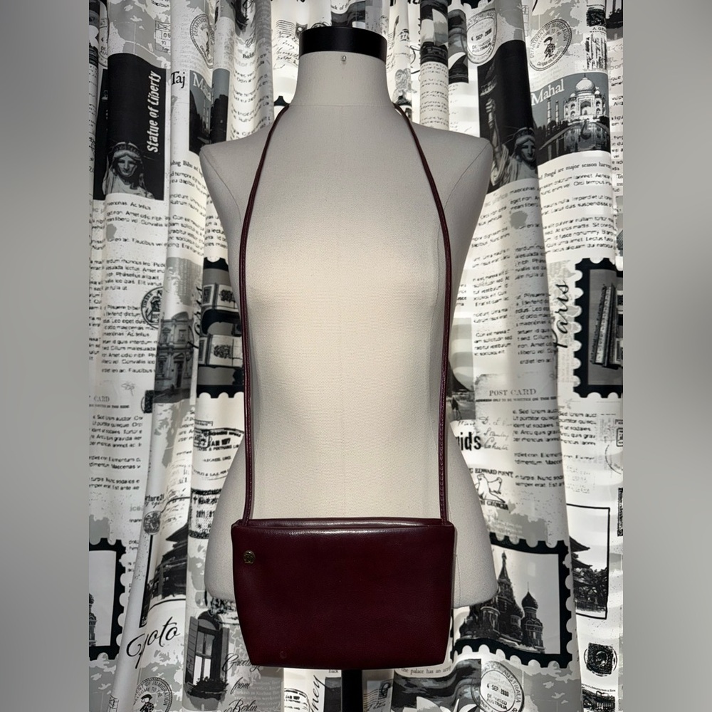 FS ORIGINALS VINTAGE Elegant Burgundy Crossbody Bag